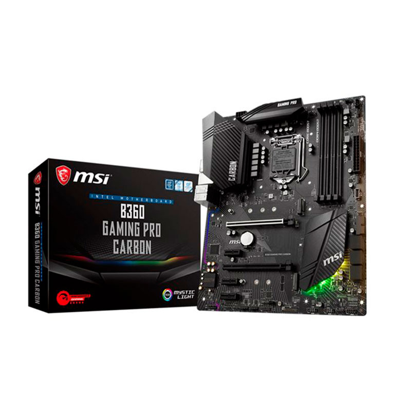Placa Madre MSI B360 Gaming Pro Carbon