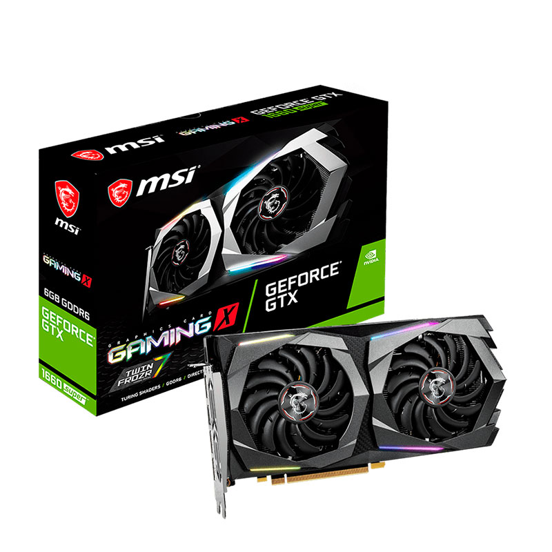 Tarjeta de Video MSI 1660 Super Gaming X