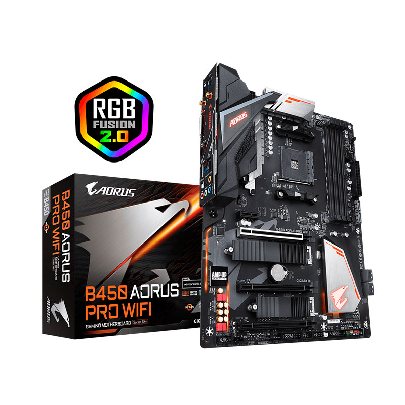 Placa Madre AORUS B450 PRO WIFI RGB