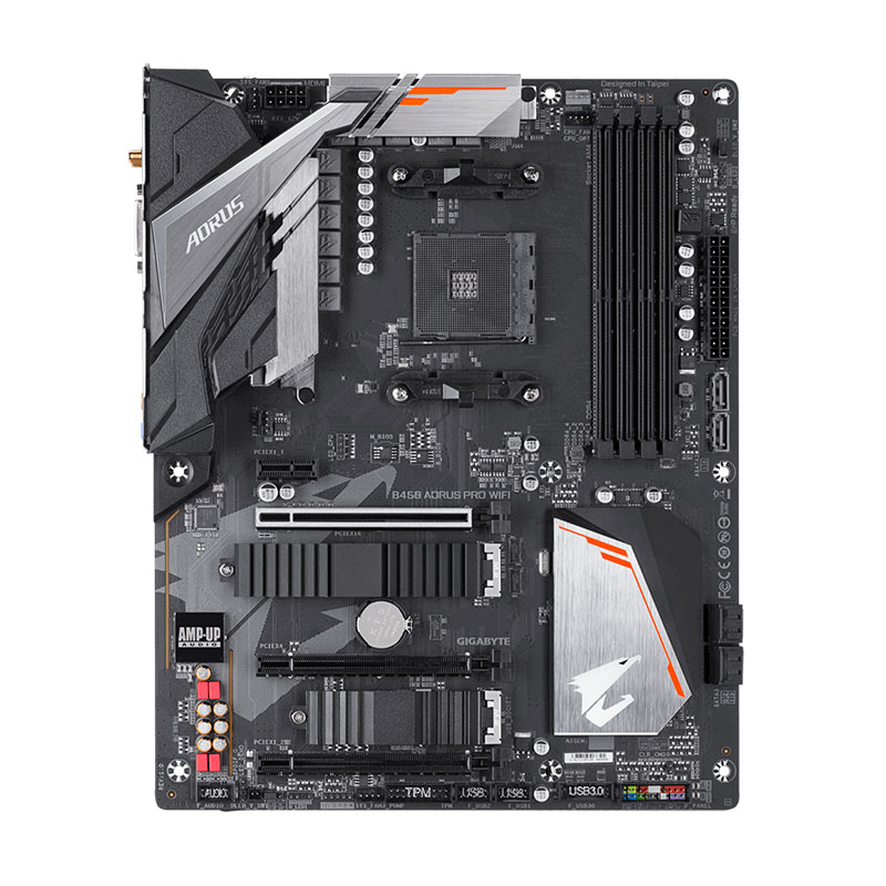 Placa Madre AORUS B450 PRO WIFI RGB - Imagen 3