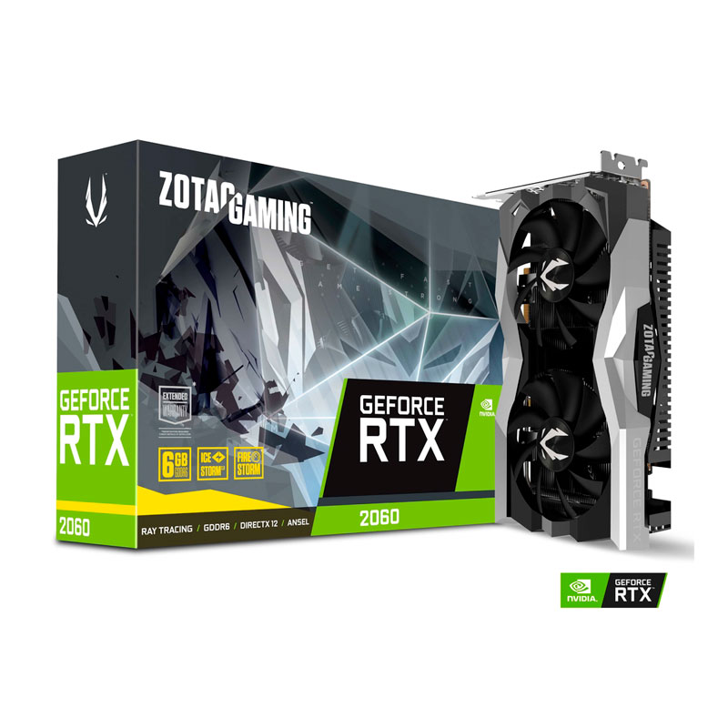 Tarjeta Gráfica ZOTAC VGA RTX 2060 Twin Fan