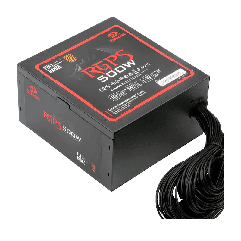 Fuente de Poder REDRAGON 500W 80+Bronze