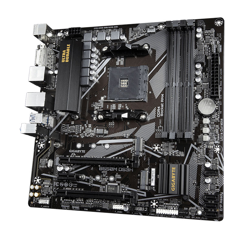 Placa Madre Gigabyte B550M DS3H - Imagen 2