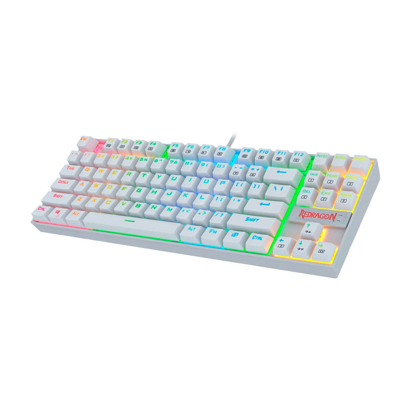 Teclado Mecánico REDRAGON KUMARA WHITE K552W-RGB - Imagen 4