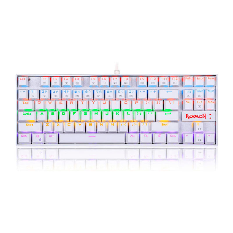 Teclado Mecánico REDRAGON KUMARA WHITE K552W-RGB - Imagen 2