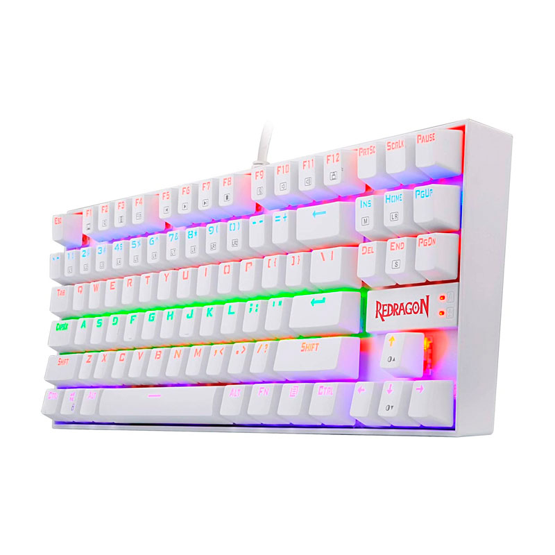 Teclado Mecánico REDRAGON KUMARA WHITE K552W-RGB - Imagen 5