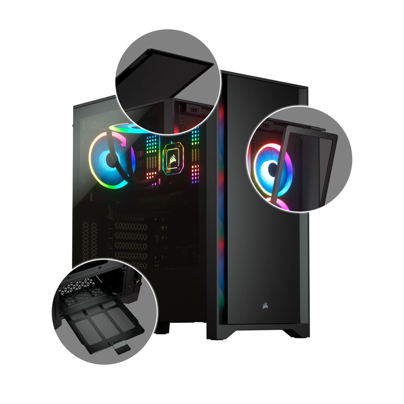 Gabinete Gaming Corsair 4000D ATX - Imagen 3