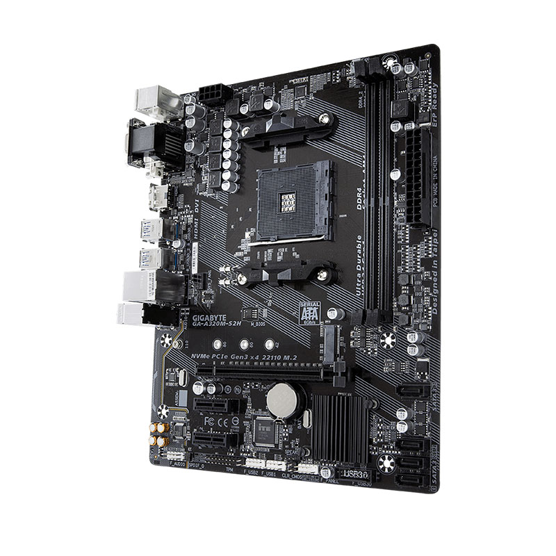Placa Madre Gigabyte A320M-S2H AM4 - Imagen 3