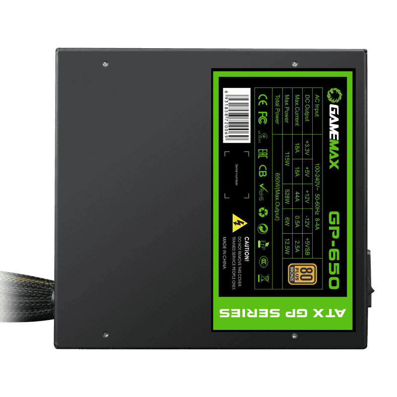 Fuente Gamemax GP SERIES 650W 80+ - Imagen 4