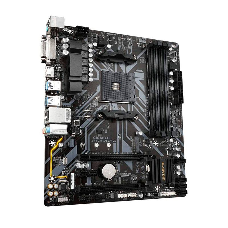 Placa Madre Gigabyte B450M DS3H WIFI UD - Imagen 2