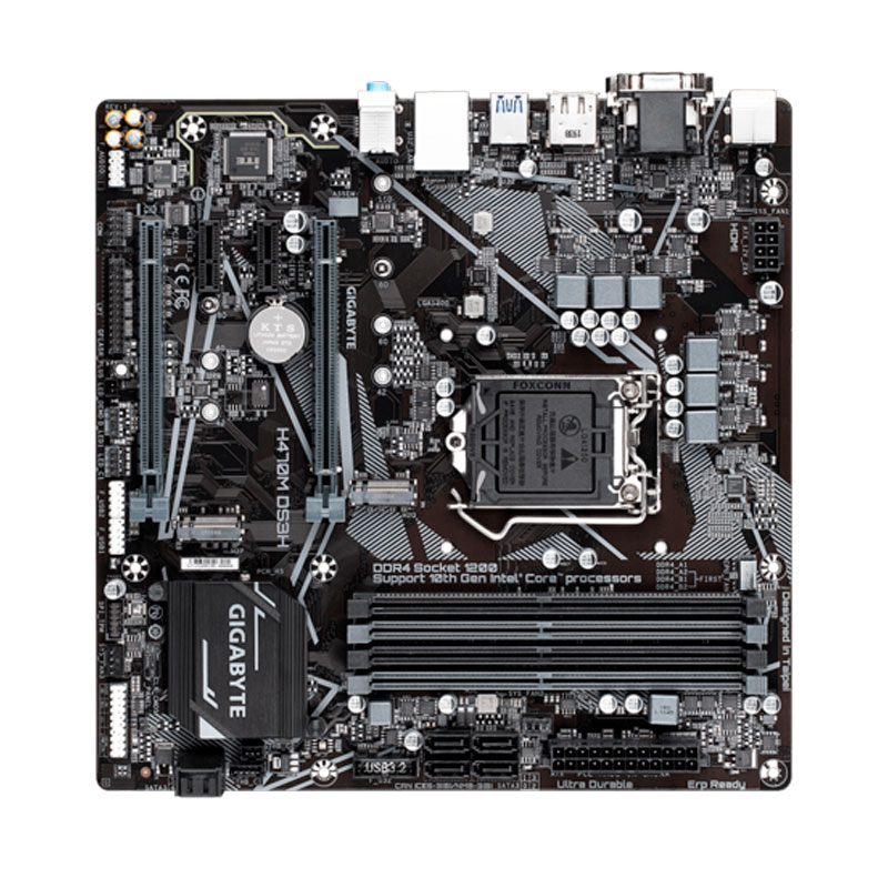 Placa Madre Gigabyte H470M DS3H UD - Imagen 3