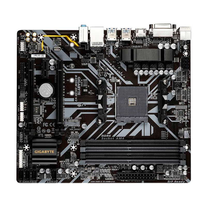 Placa Madre Gigabyte B450M DS3H WIFI UD - Imagen 4