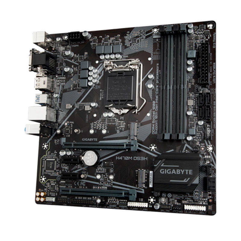 Placa Madre Gigabyte H470M DS3H UD - Imagen 2