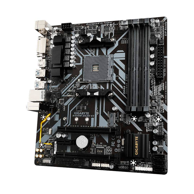 Placa Madre Gigabyte B450M DS3H WIFI UD - Imagen 3