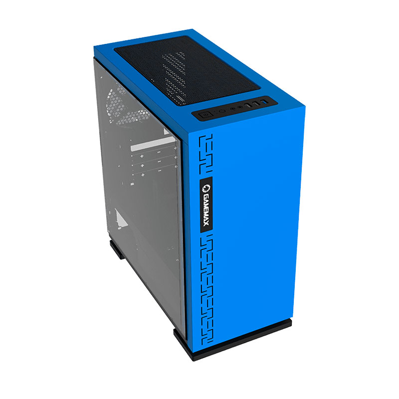 Gabinete Gaming Gamemax Expedition Blue - Imagen 2