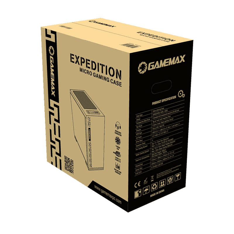 Gabinete Gaming Gamemax Expedition Blue - Imagen 7