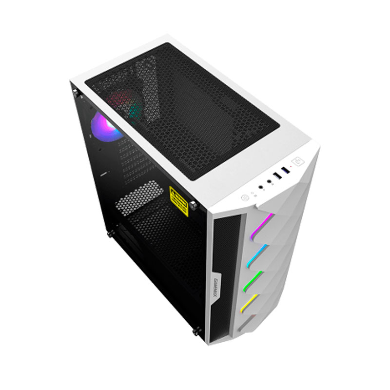 Gabinete Gaming Gamemax White Diamond - Imagen 2