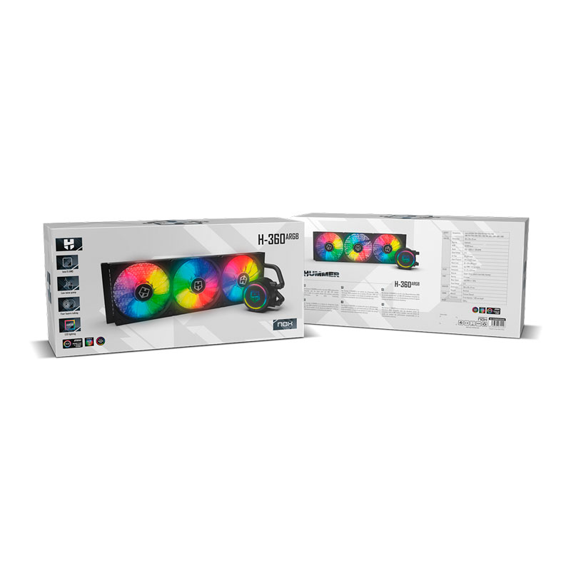 Watercooling NOX Hummer H-360 ARGB - Imagen 6