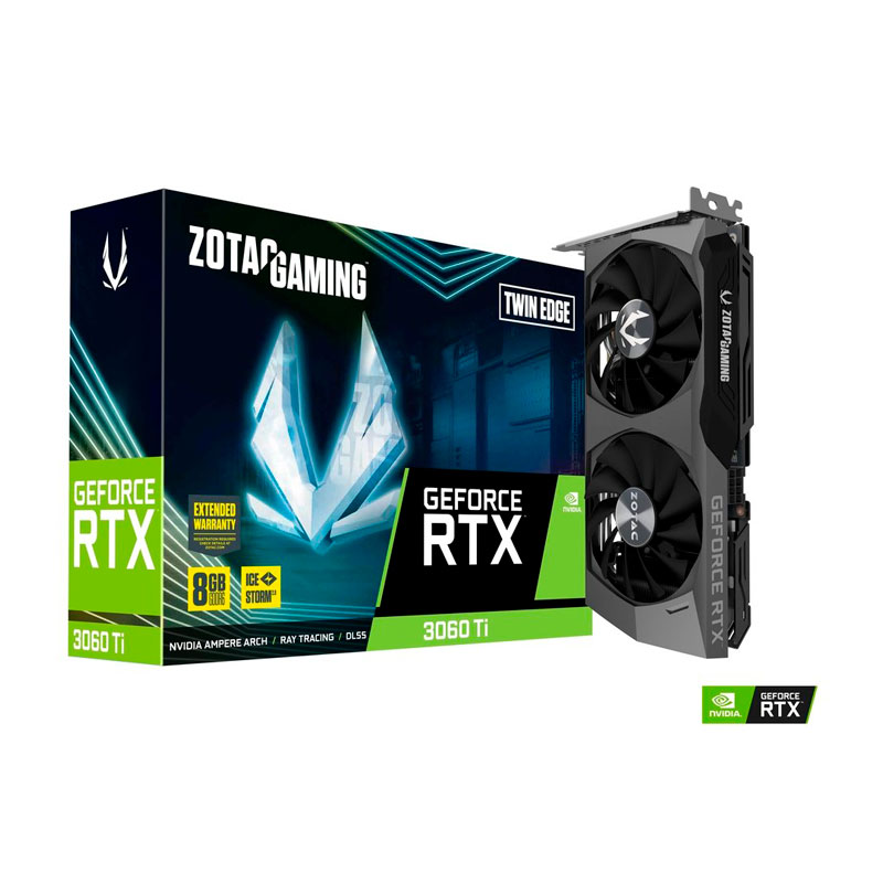 Tarjeta Gráfica ZOTAC GAMING GeForce RTX 3060 Ti Twin Edge