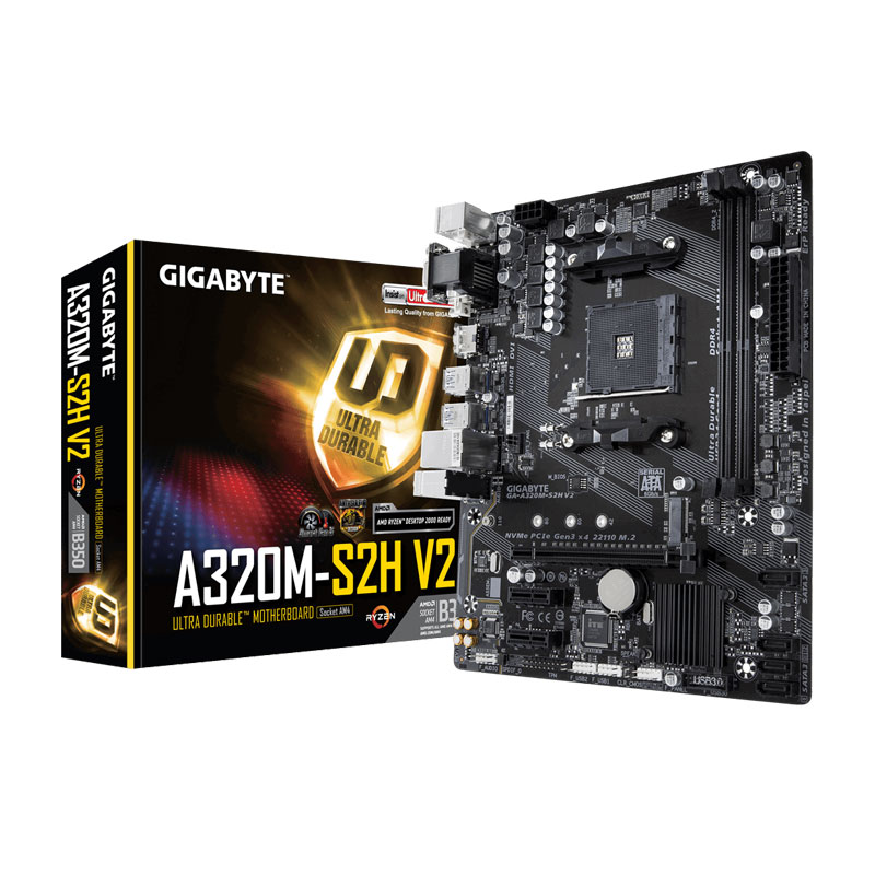 Placa Madre Gigabyte A320M-S2H V2