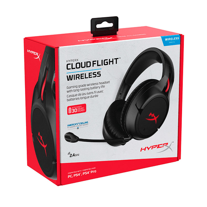 Headset Gaming HyperX Cloud Flight Red - Imagen 5