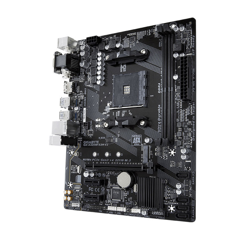 Placa Madre Gigabyte A320M-S2H V2 - Imagen 3