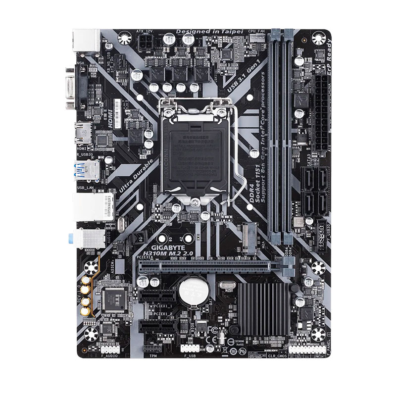 Placa Madre Gigabyte H310M M.2 2.0 LGA1151 - Imagen 3