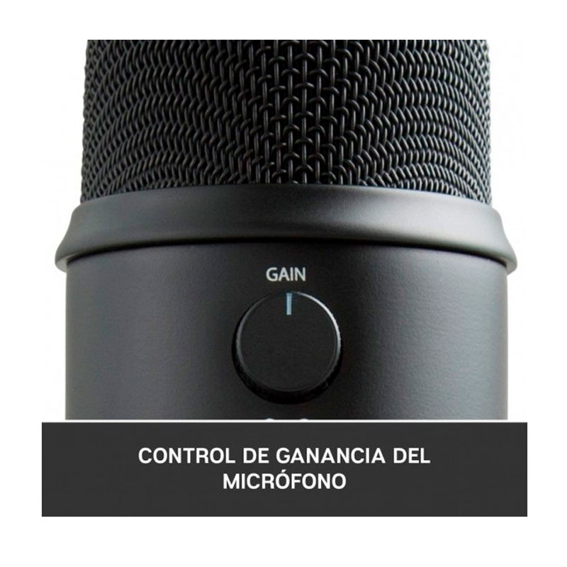 Micrófono Profesional Blue Yeti Blackout Edition - Imagen 4