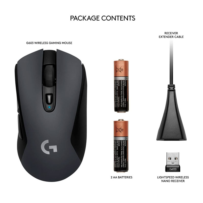 Mouse Gaming Logitech G603 Ligthspeed Wireless - Imagen 4