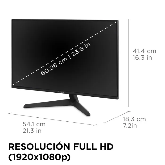 Monitor Gamer ViewSonic VX2429 24" IPS Full HD 200Hz 1ms FreeSync Premium - Imagen 4
